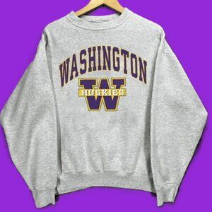 University Of Washington Huskies Logo Football NCAA sweatshirt shirt Heavy Blend